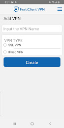 FortiClient VPN Screenshot1