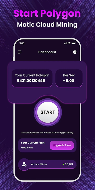 Polygon Mining Matic Miner Screenshot4