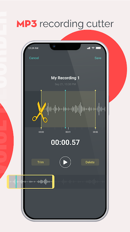 Voice Recorder: Máy Ghi Âm MP3 Screenshot2