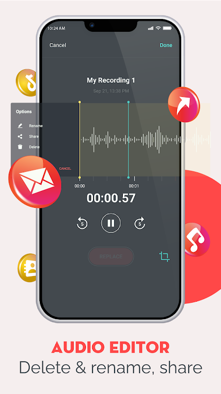 Voice Recorder: Máy Ghi Âm MP3 Screenshot3