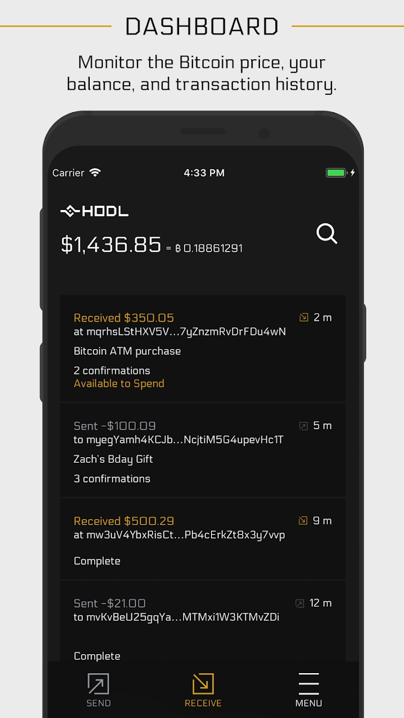 HODL Wallet Screenshot3