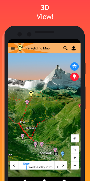 Paragliding Map Screenshot3