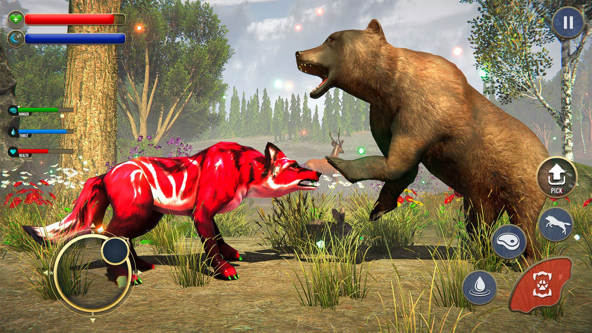 Wolf Sim: Offline Animal Games Screenshot3