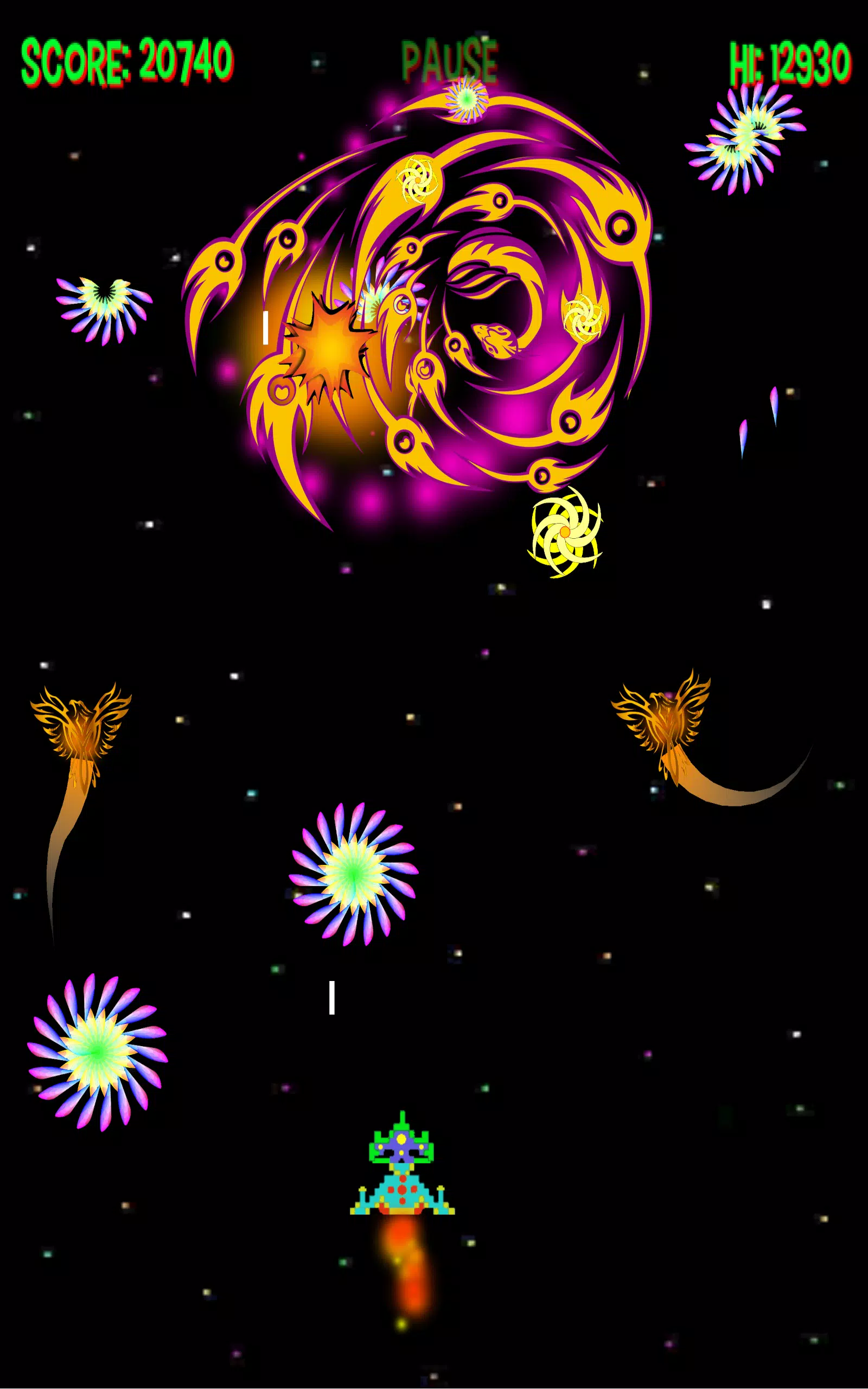 Phoenix Cresta Arcade Shooter Screenshot4