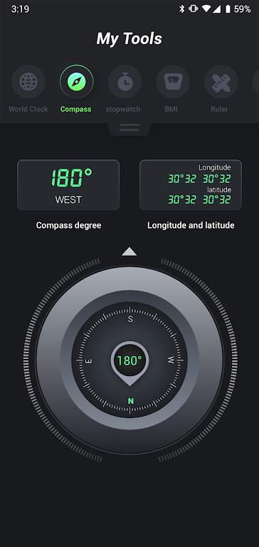 My Tool - Compass, Timer & VPN Screenshot3