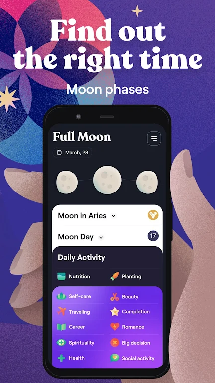 Moonly: Moon Phases & Calendar Screenshot8