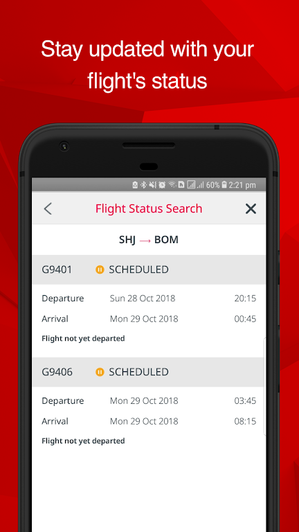 Air Arabia (official app) Screenshot4