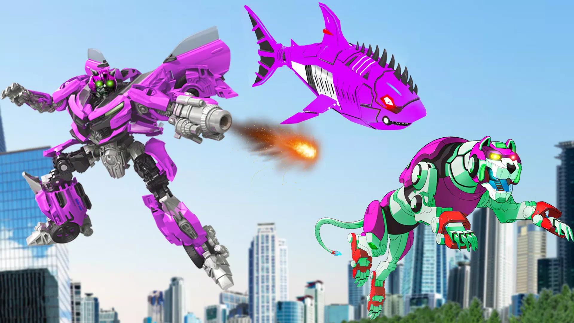 Robot Shark Transform City Screenshot2