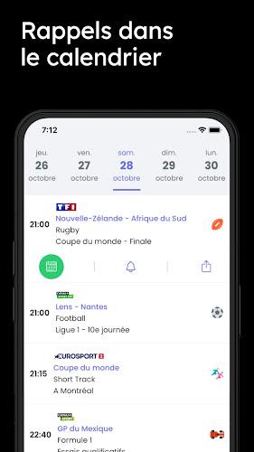 Programme TV Sportif & alertes Screenshot6