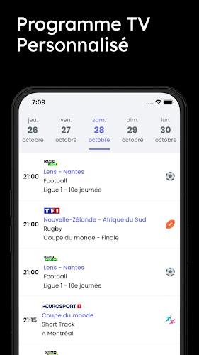 Programme TV Sportif & alertes Screenshot3