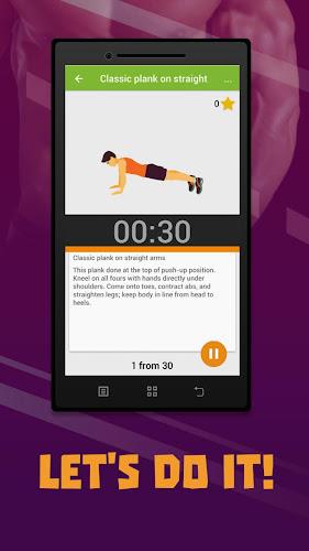 Plank workout BeStronger Screenshot5