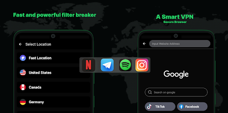 Alligator VPN - Private & Fun Screenshot9