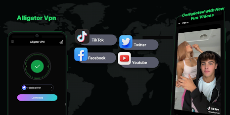 Alligator VPN - Private & Fun Screenshot7