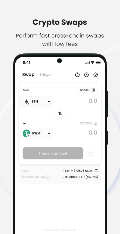 ONTO Cross chain Crypto Wallet Screenshot1