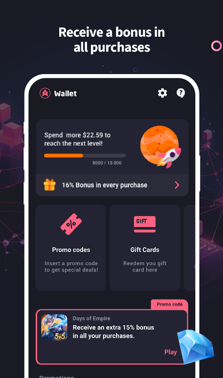 AppCoins Wallet Screenshot2