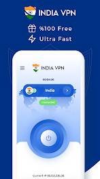 VPN India - Get Indian IP Screenshot1