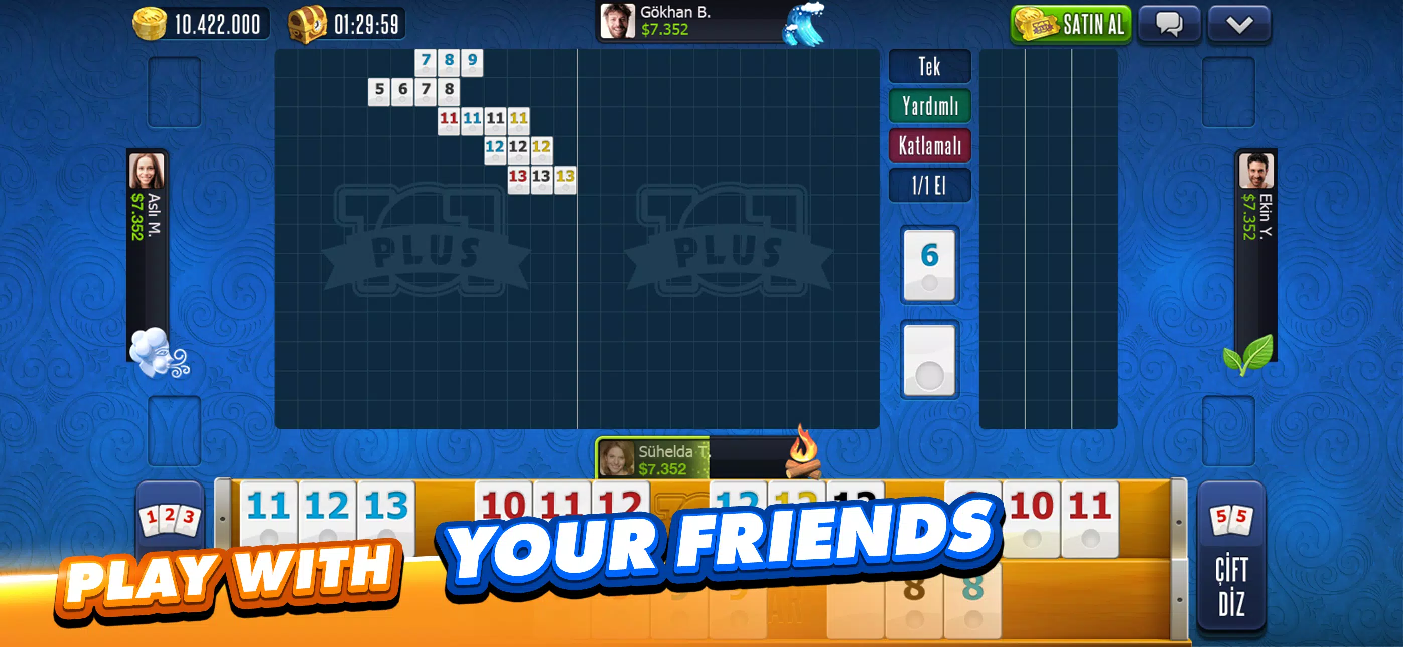 101 Okey Plus Rummy Board Game Screenshot4