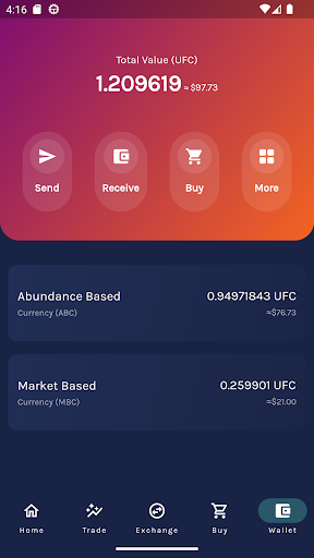 UF Wallet Screenshot1