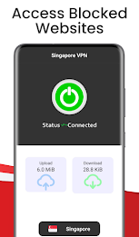 Singapore VPN - Unlimited Fast Screenshot2