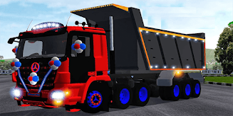 Tipper Lorry Truck Mod Bussid Screenshot1