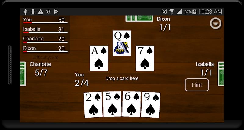 Spades Card Classic Screenshot6