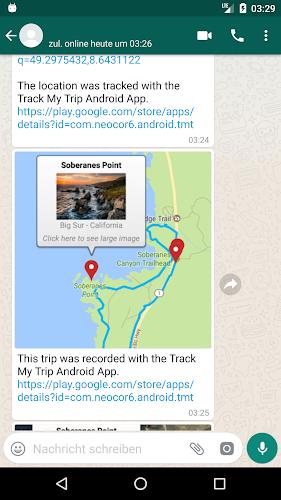 Track My Trip - GPS Tracking & Online Sharing Screenshot4