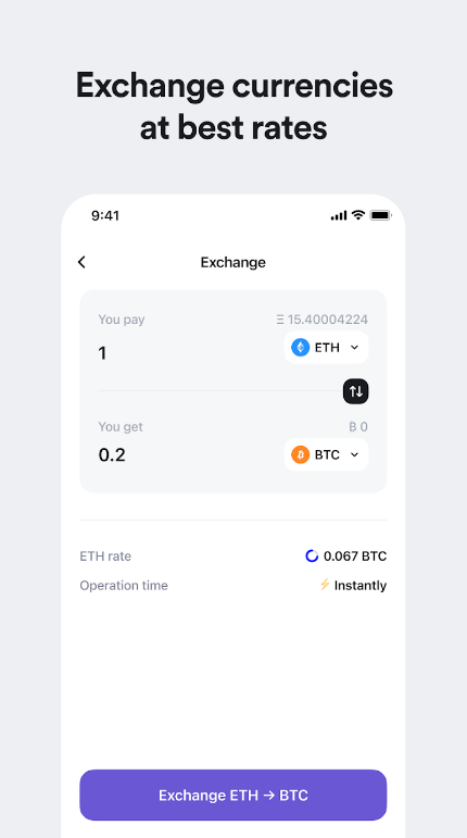 SPACE iZ Wallet Screenshot1