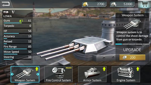 Kapal perang menyerang 3D Screenshot3