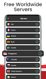 Singapore VPN - Unlimited Fast Screenshot3