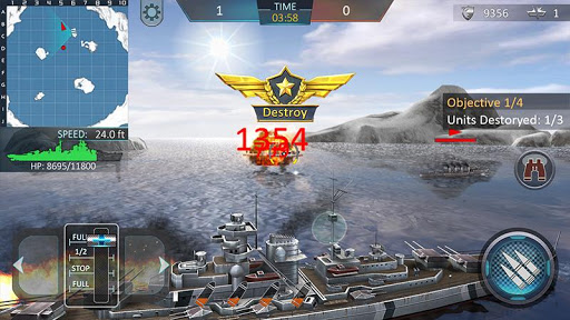 Kapal perang menyerang 3D Screenshot4