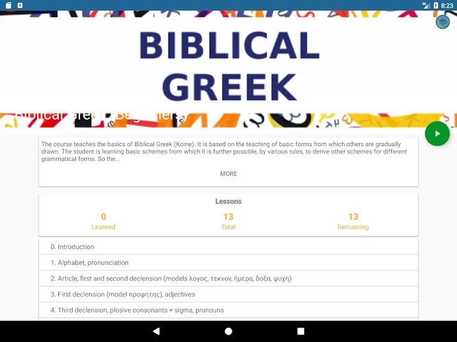 Ginoskos: Biblical Languages Screenshot12