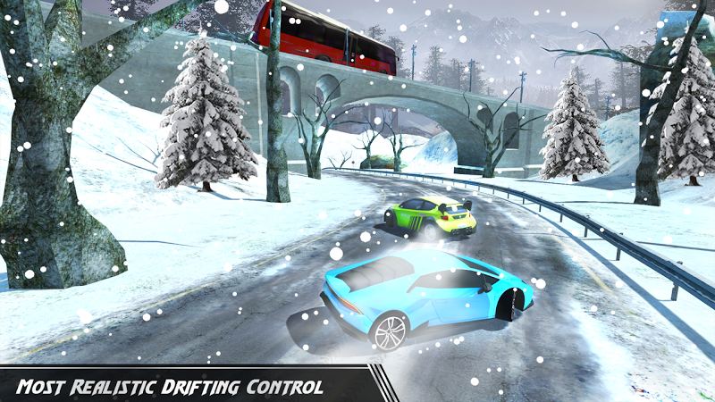 Snow Car Drift & Car Racing Screenshot1