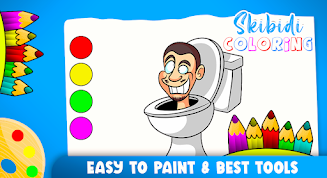 Skibidi Toilet Coloring Book Screenshot1