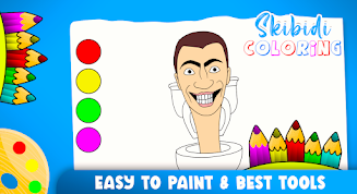 Skibidi Toilet Coloring Book Screenshot4