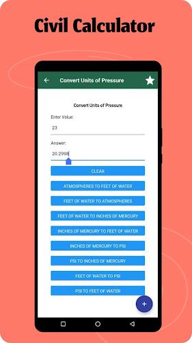 Civil Calculator Screenshot3