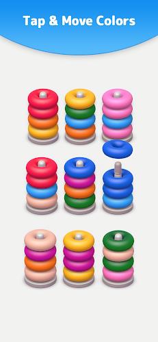 Color Sort 3D — Hoop Stack Screenshot3