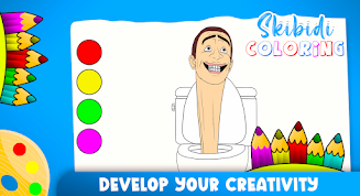 Skibidi Toilet Coloring Book Screenshot2