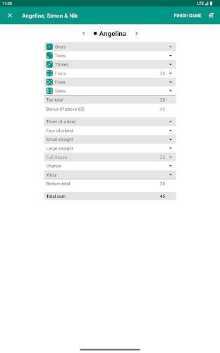 Yatzy Scoring Card for Yahtzee Screenshot18