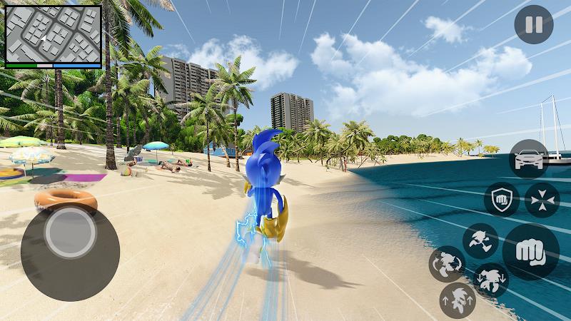 Blue Hero Rope Game Screenshot6