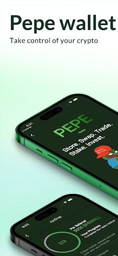 Pepe Wallet DeFi Crypto Screenshot1