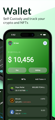 Pepe Wallet DeFi Crypto Screenshot3