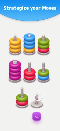 Color Sort 3D — Hoop Stack Screenshot2