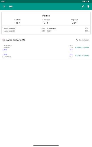 Yatzy Scoring Card for Yahtzee Screenshot23