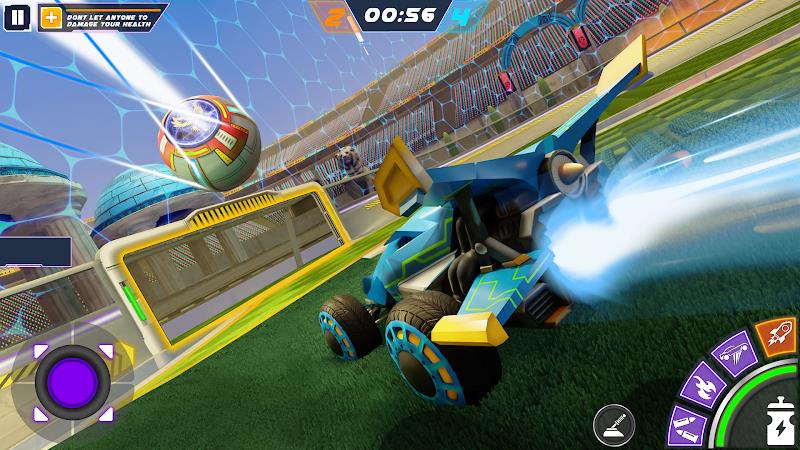 Rocket Car: Car Ball Games Screenshot14