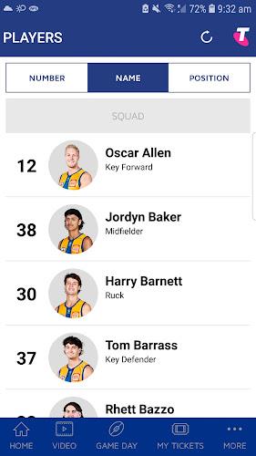 West Coast Eagles Official App Screenshot3