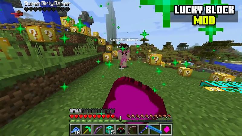 Lucky Blocks Mod & Addon Screenshot7