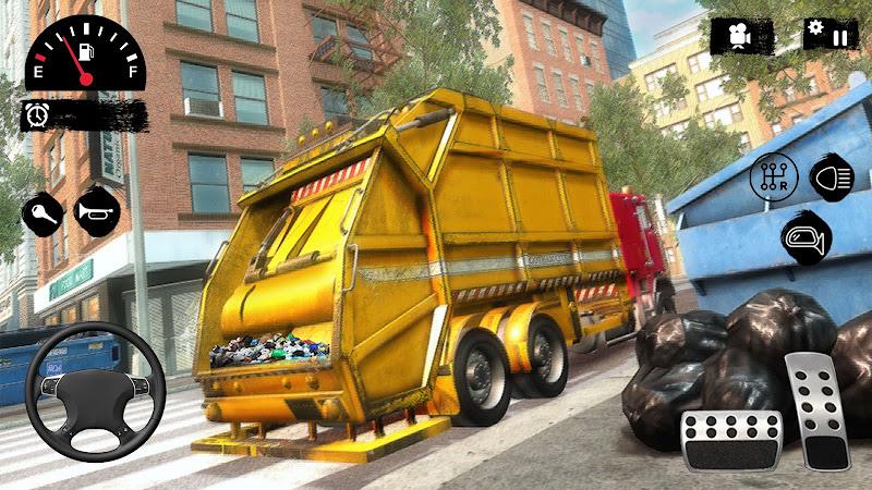 Garbage Dump Truck Driving 3D Screenshot3