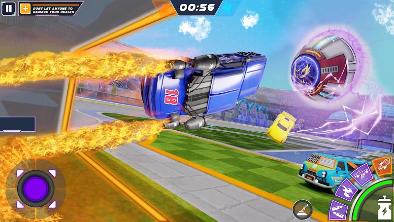 Rocket Car: Car Ball Games Screenshot13