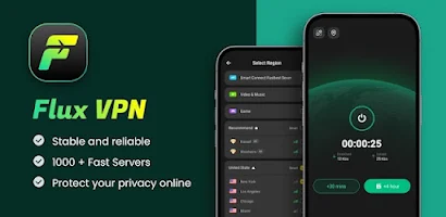 Flux VPN: Privacy Protection Screenshot1