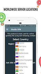 Shuttle VPN : Secure VPN Proxy Screenshot1